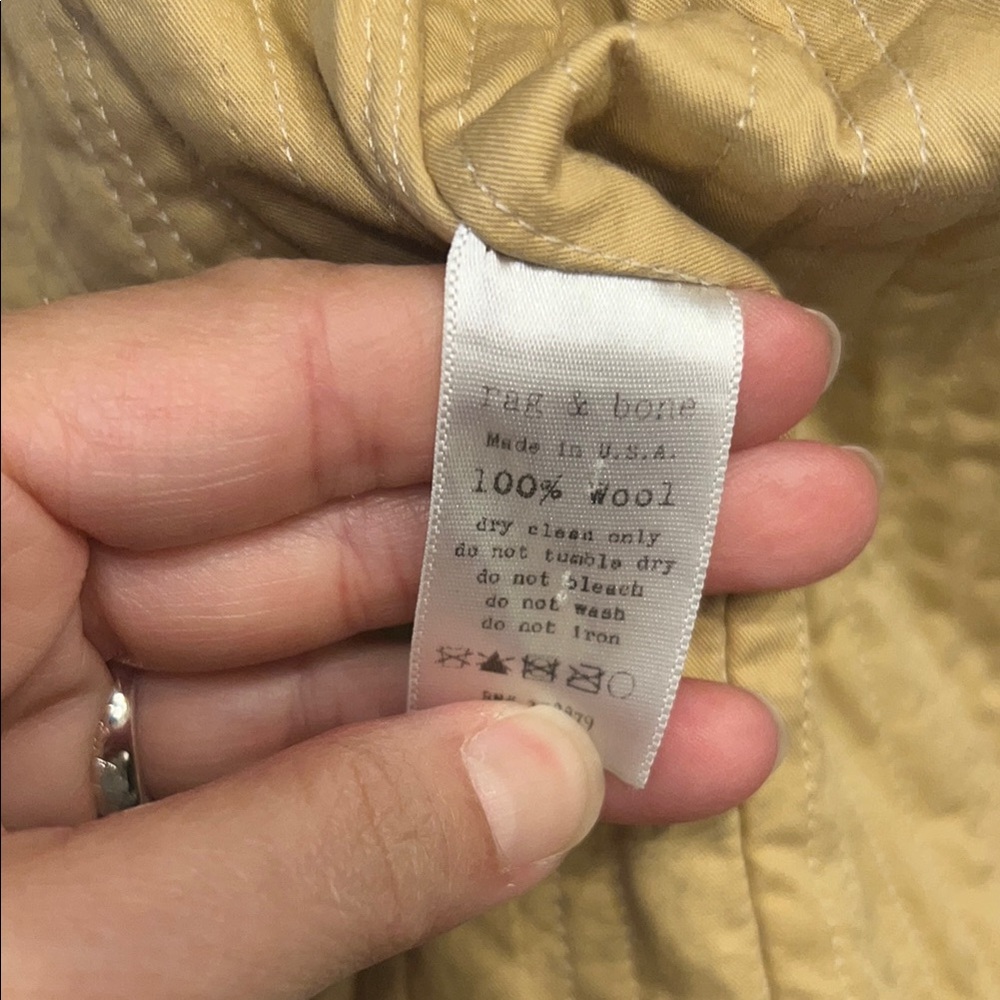 rag & bone Women's Black Double-Breasted Jacket size 6 - Picture 5 of 7